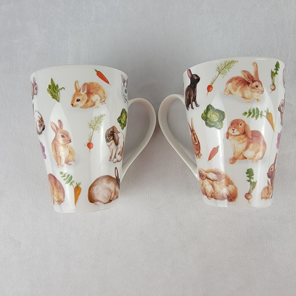 Run Rabbit Run Mugs Paul Cardew Easter Spring Peter Cotton tail Tea Coffee Bunny